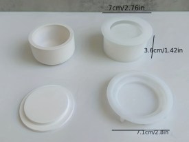 Molde silicona alhajero liso chico